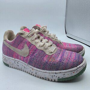 Nike Air Force 1 Crater Knit Pink Purple Fuchsia Glow Womens Size 6 Shoes